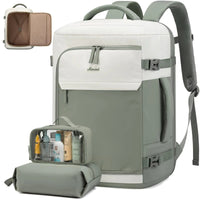 LOVEVOOK_COLORADO TRAVEL BAG VANILLA/SAGE _ COLORADO TRAVEL BAG VANILLA/SAGE _ Ebony Boutique NZ