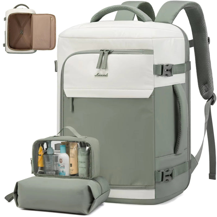 LOVEVOOK_COLORADO TRAVEL BAG VANILLA/SAGE _ COLORADO TRAVEL BAG VANILLA/SAGE _ Ebony Boutique NZ