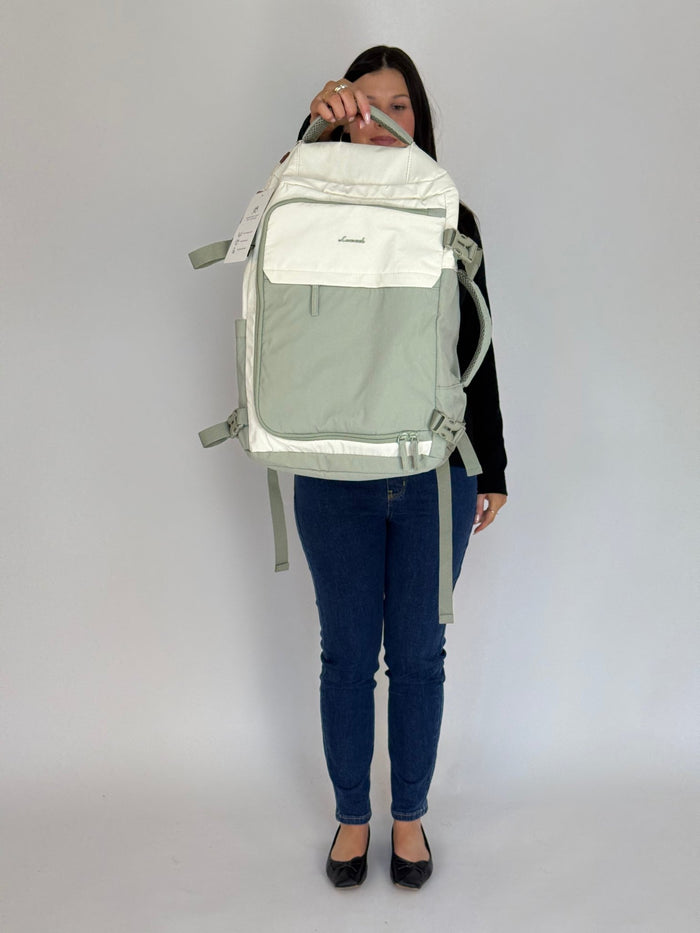 LOVEVOOK_COLORADO TRAVEL BAG VANILLA/SAGE _ COLORADO TRAVEL BAG VANILLA/SAGE _ Ebony Boutique NZ
