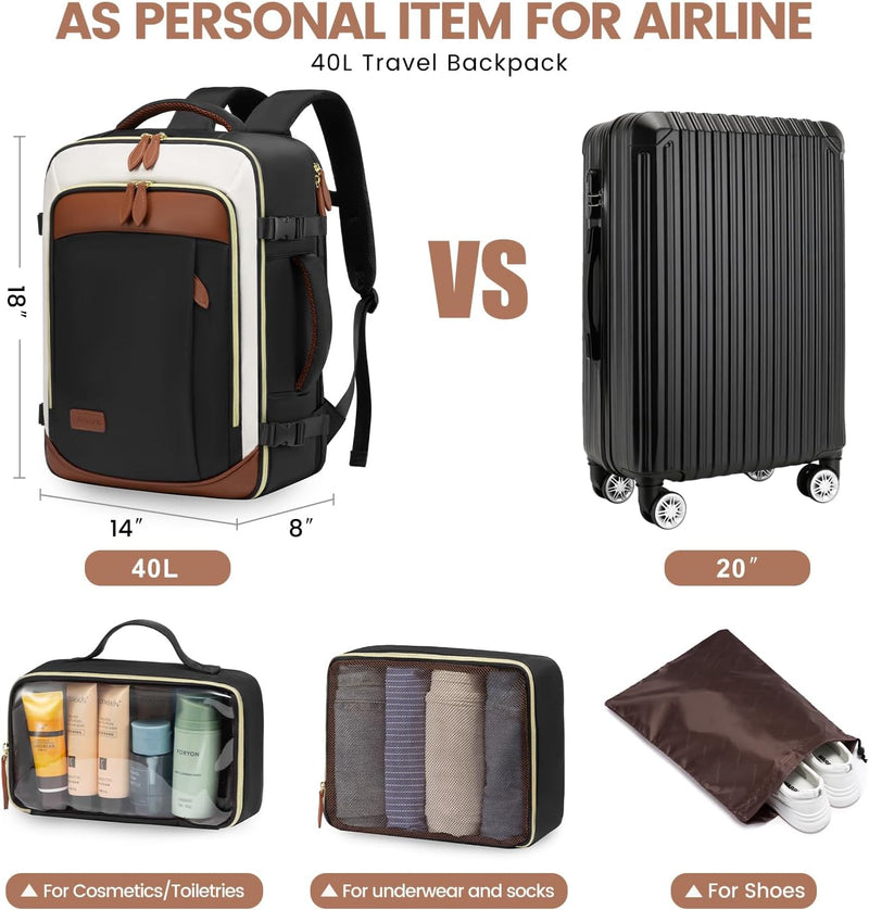 LOVEVOOK_DAKOTA TRAVEL BAG LINEN/BLACK/TAN _ DAKOTA TRAVEL BAG LINEN/BLACK/TAN _ Ebony Boutique NZ