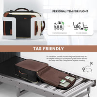 LOVEVOOK_DAKOTA TRAVEL BAG LINEN/BLACK/TAN _ DAKOTA TRAVEL BAG LINEN/BLACK/TAN _ Ebony Boutique NZ
