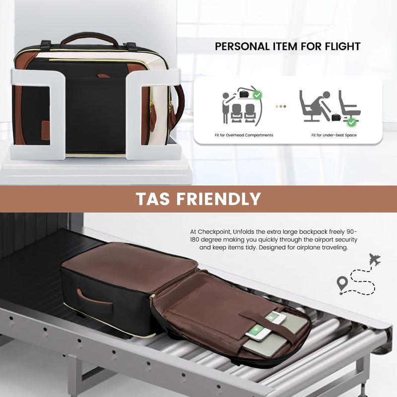 LOVEVOOK_DAKOTA TRAVEL BAG LINEN/BLACK/TAN _ DAKOTA TRAVEL BAG LINEN/BLACK/TAN _ Ebony Boutique NZ