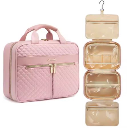 LOVEVOOK_HOLLY COSMETIC BAG PINK _ HOLLY COSMETIC BAG PINK _ Ebony Boutique NZ