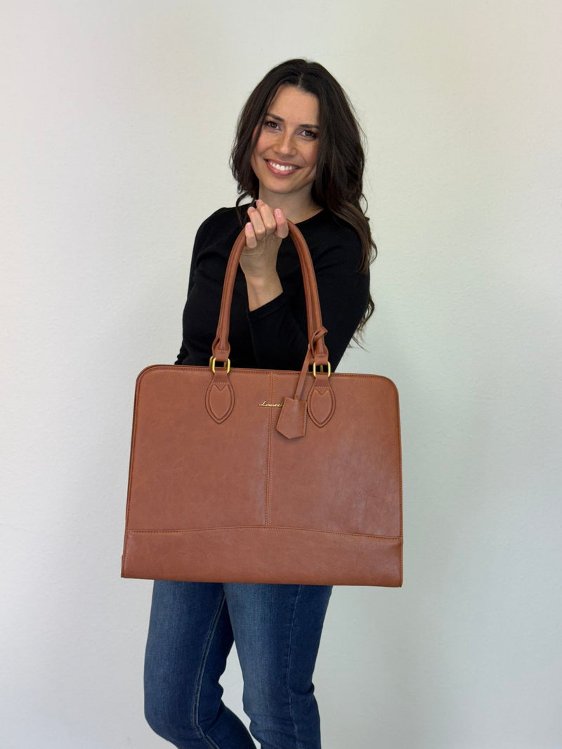 LOVEVOOK_METRO 15.6 INCH LAPTOP BAG TAN _ METRO 15.6 INCH LAPTOP BAG TAN _ Ebony Boutique NZ