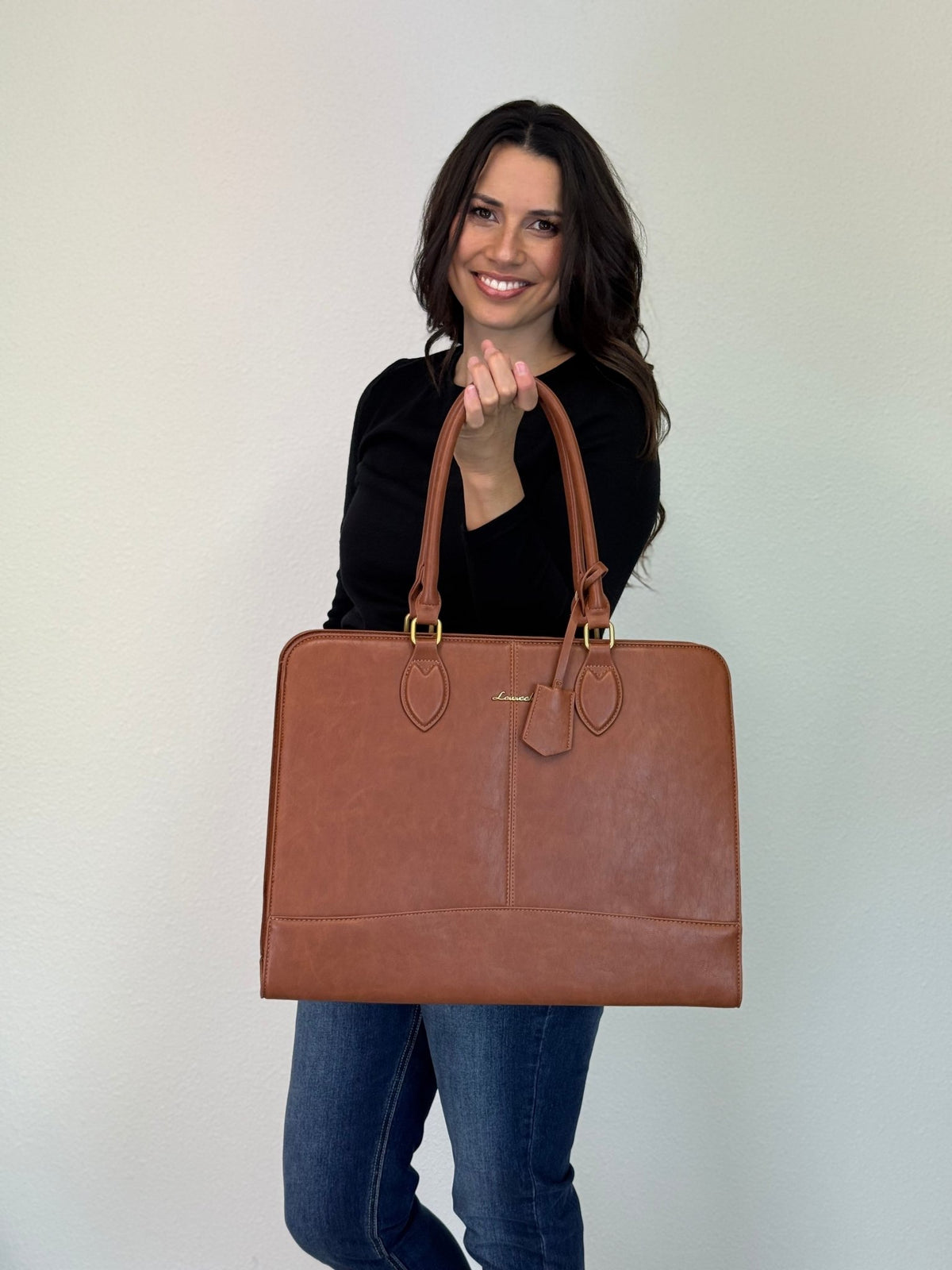 LOVEVOOK_METRO 17 INCH LAPTOP BAG TAN _ METRO 17 INCH LAPTOP BAG TAN _ Ebony Boutique NZ