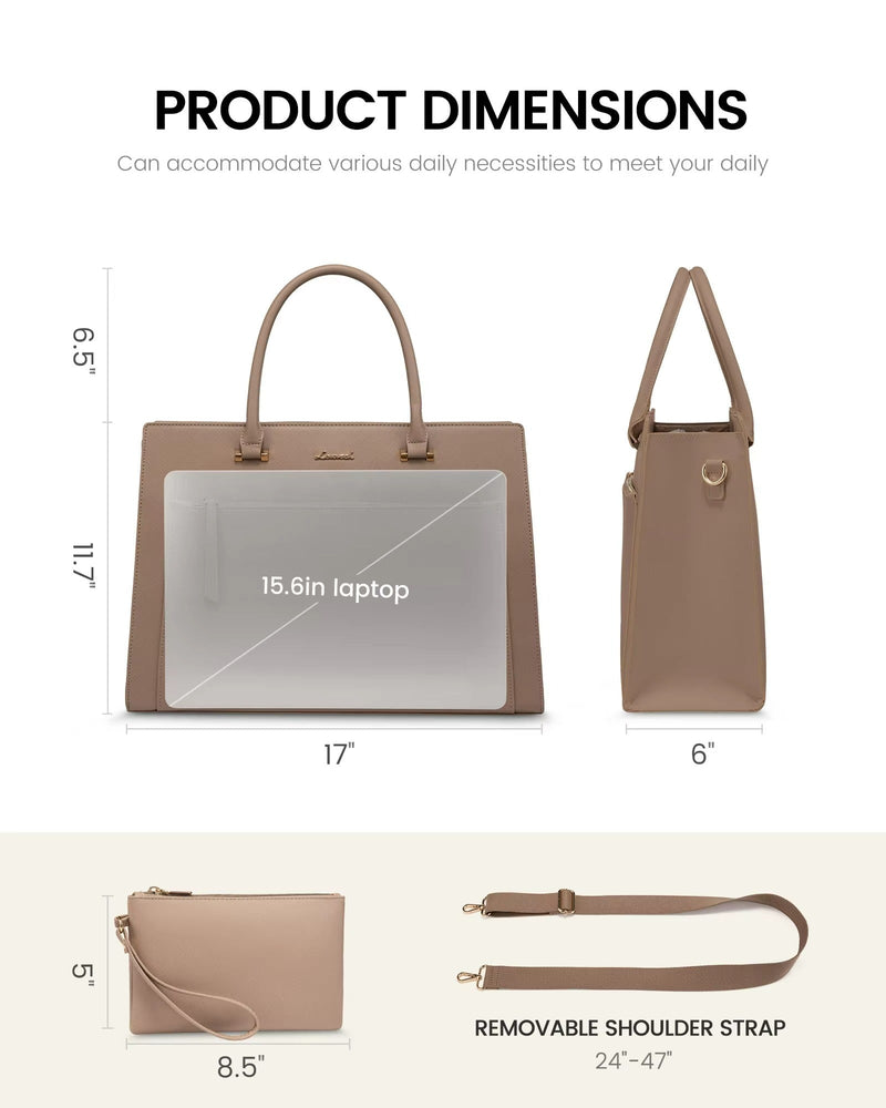 LOVEVOOK_REBECCA LAPTOP BAG LATTE _ REBECCA LAPTOP BAG LATTE _ Ebony Boutique NZ