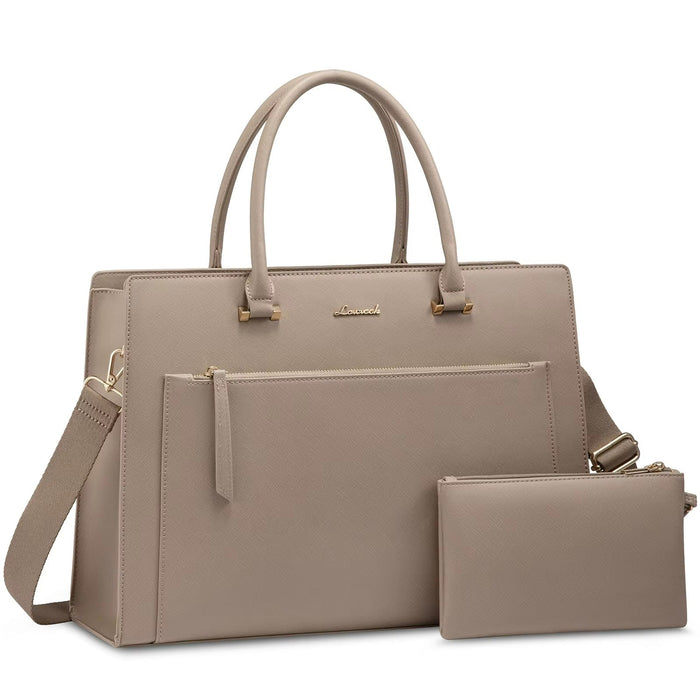 LOVEVOOK_REBECCA LAPTOP BAG LATTE _ REBECCA LAPTOP BAG LATTE _ Ebony Boutique NZ