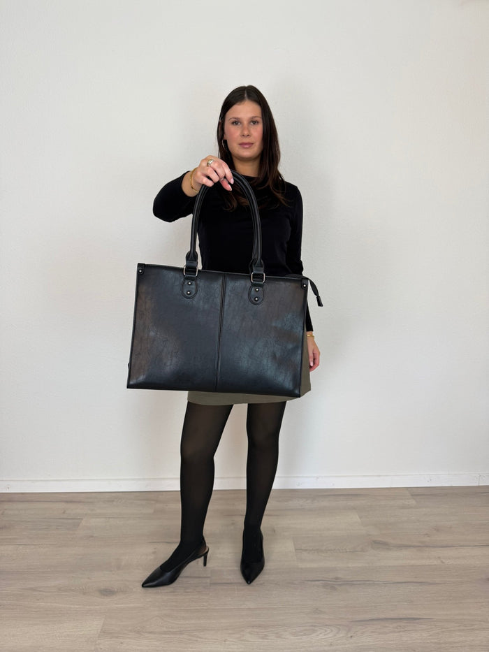 LOVEVOOK_RILEY LAPTOP BAG BLACK _ RILEY LAPTOP BAG BLACK _ Ebony Boutique NZ