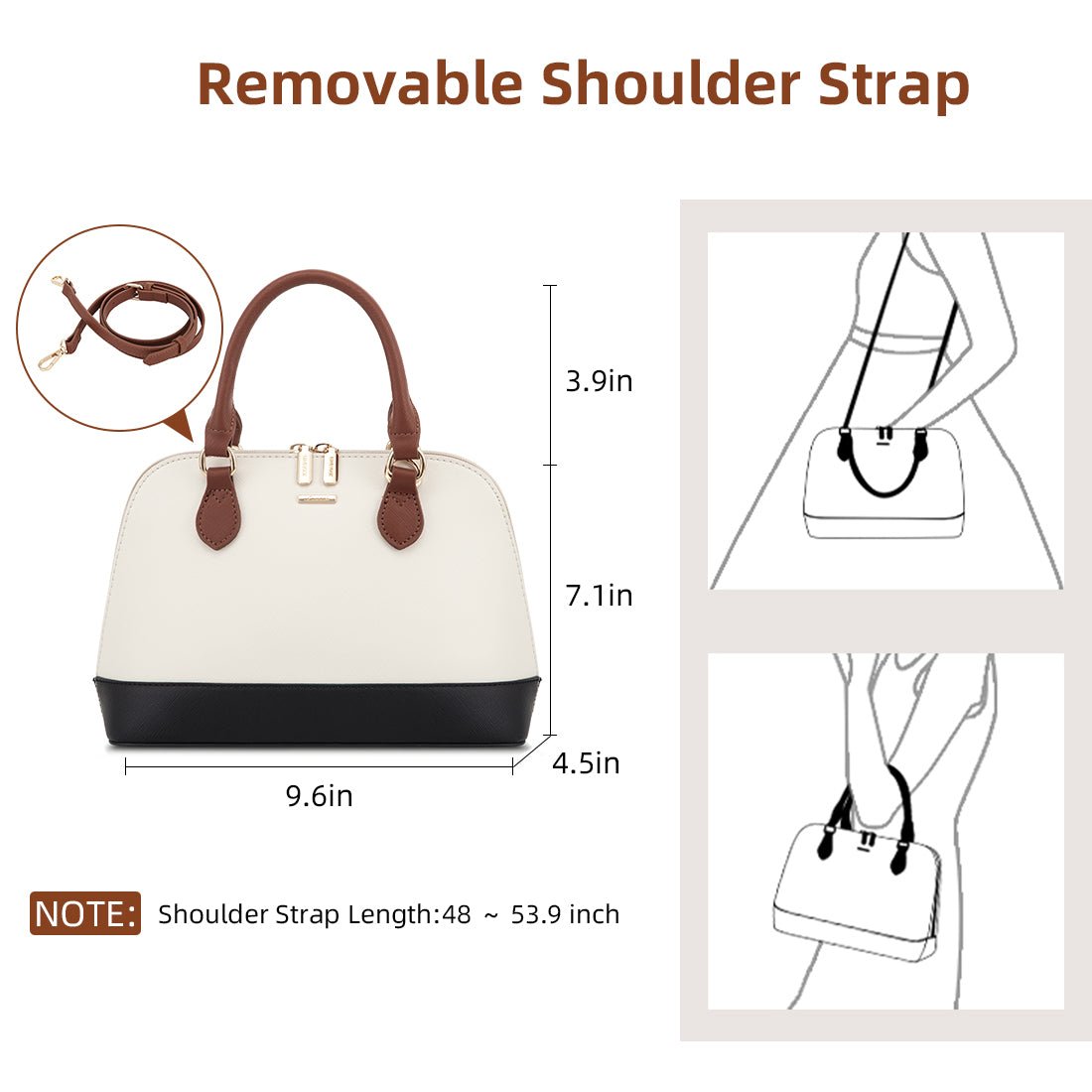 LOVEVOOK_RUBY CROSSBODY BAG WHITE/BLACK _ RUBY CROSSBODY BAG WHITE/BLACK _ Ebony Boutique NZ