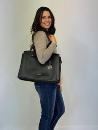 LOVEVOOK_SIENNA LAPTOP BAG BLACK _ SIENNA LAPTOP BAG BLACK _ Ebony Boutique NZ