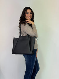 LOVEVOOK_SOPHIA LAPTOP BAG BLACK _ SOPHIA LAPTOP BAG BLACK _ Ebony Boutique NZ