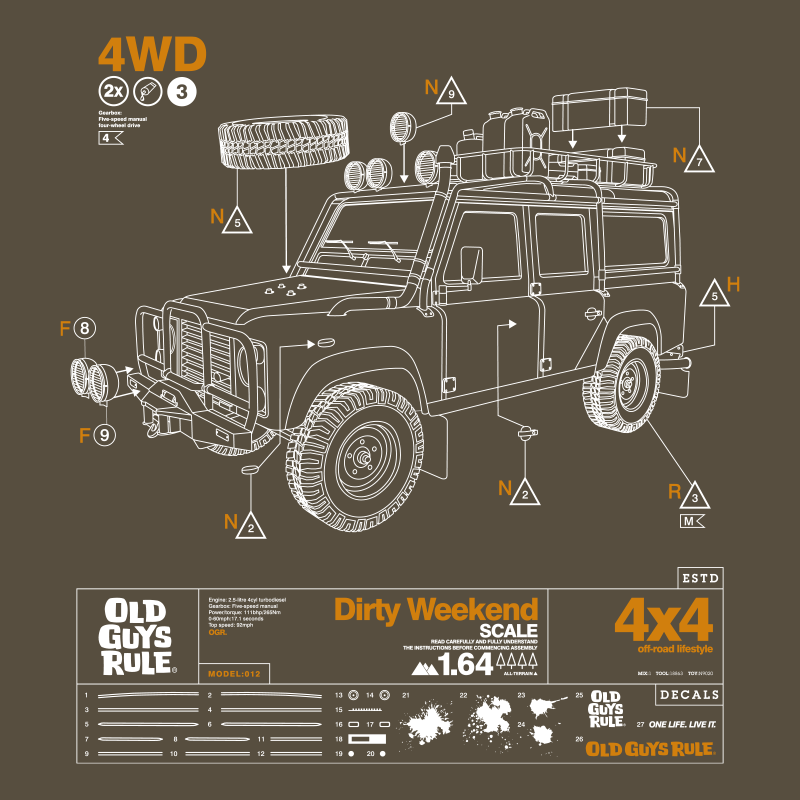 OLD GUYS RULE_DIRTY WEEKEND OLIVE _ DIRTY WEEKEND OLIVE _ Ebony Boutique NZ