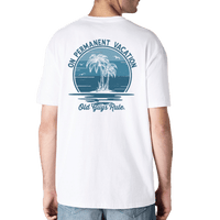 OLD GUYS RULE_ON PERMANENT VACATION WHITE _ ON PERMANENT VACATION WHITE _ Ebony Boutique NZ