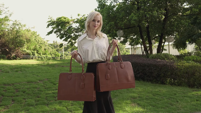 METRO 15.6 INCH LAPTOP BAG TAN