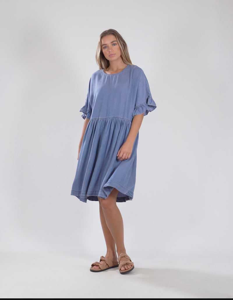 CHARLIE CHAMBRAY DRESS