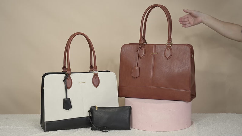 METRO 15.6 INCH LAPTOP BAG TAN