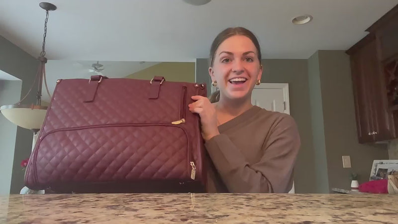 MADDIE LAPTOP COOLER BAG QUILTED TAN