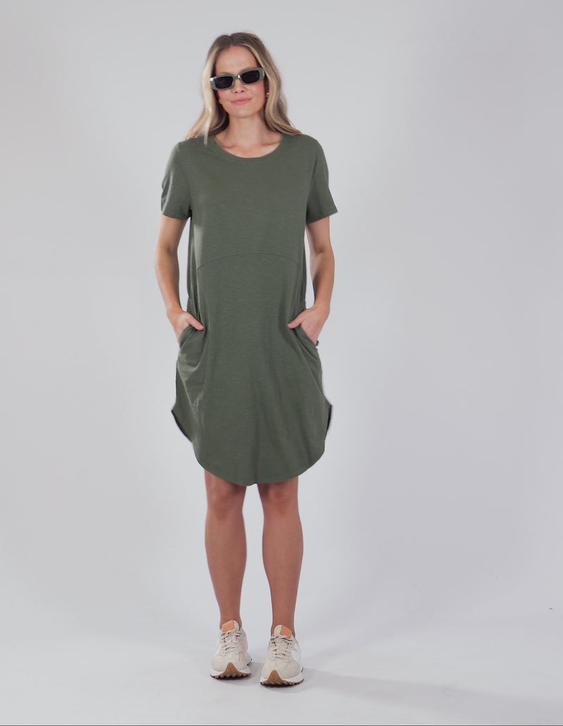BAY DRESS KHAKI