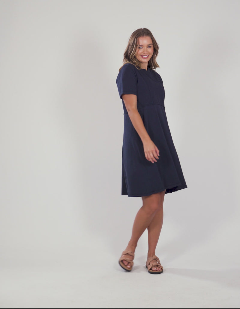 EVA DRESS NAVY