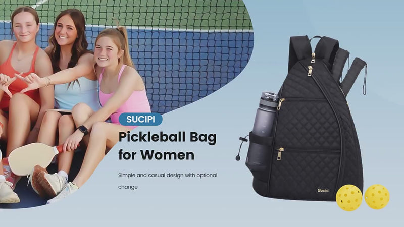 NOVA SUCIPI PICKLEBALL BAG BLACK