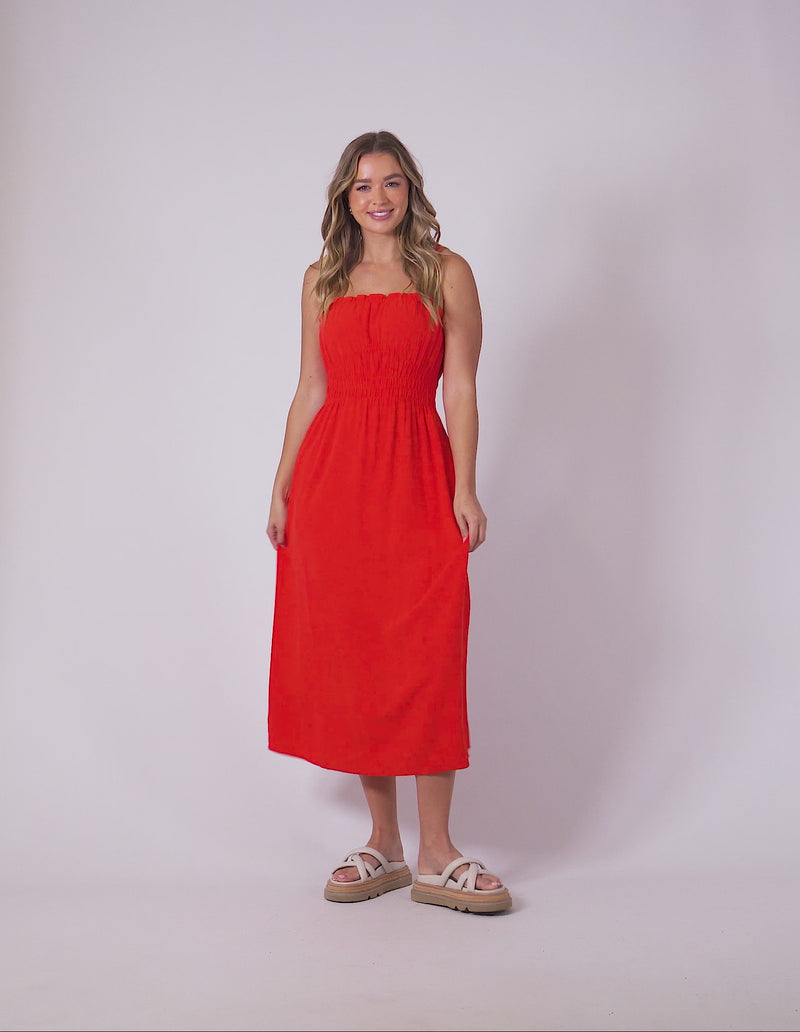 DANDELION DRESS TANGELO