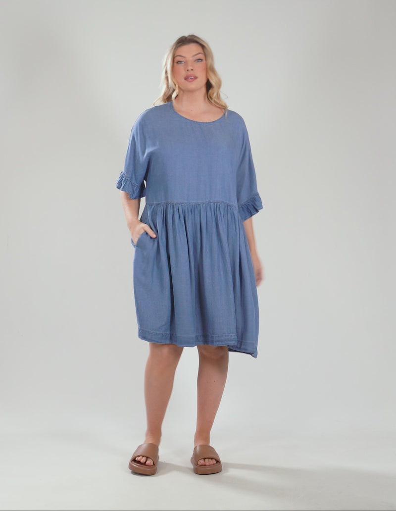 CHARLIE CHAMBRAY DRESS