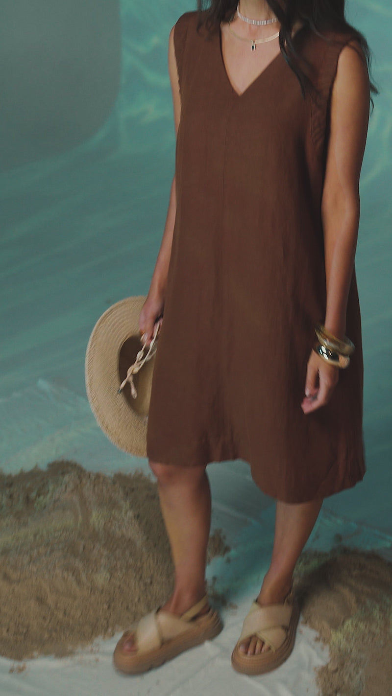 BERMUDA DRESS CHOCOLATE