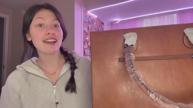 RILEY LAPTOP BAG TAN