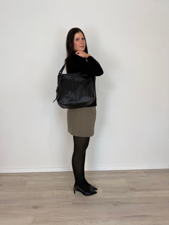 REALER_RIDER BOHO SHOULDER BAG BLACK _ RIDER BOHO SHOULDER BAG BLACK _ Ebony Boutique NZ
