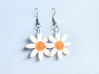 REMIX PLASTICS_AKAROA DAISY EARRINGS _ AKAROA DAISY EARRINGS _ Ebony Boutique NZ