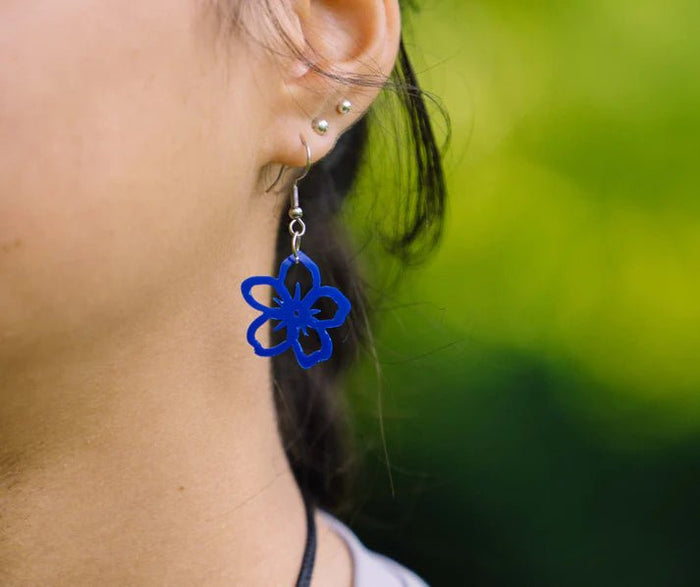 REMIX PLASTICS_FORGET ME NOT EARRINGS _ FORGET ME NOT EARRINGS _ Ebony Boutique NZ