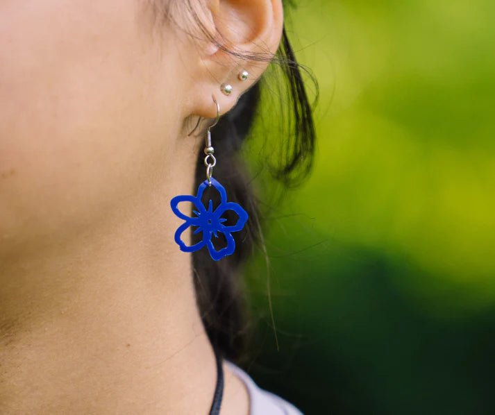 REMIX PLASTICS_FORGET ME NOT EARRINGS _ FORGET ME NOT EARRINGS _ Ebony Boutique NZ