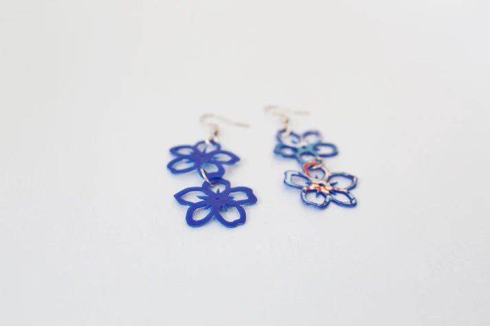 REMIX PLASTICS_FORGET ME NOT EARRINGS DOUBLE _ FORGET ME NOT EARRINGS DOUBLE _ Ebony Boutique NZ