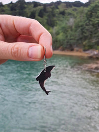 REMIX PLASTICS_HECTORS DOLPHIN EARRINGS _ HECTORS DOLPHIN EARRINGS _ Ebony Boutique NZ