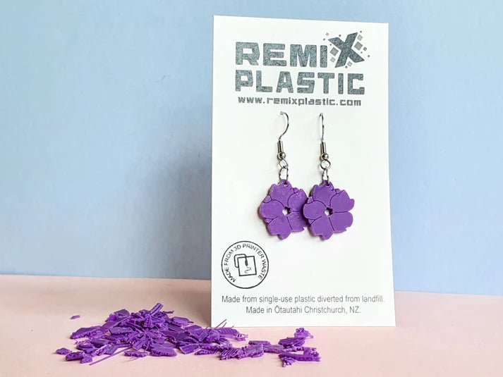 REMIX PLASTICS_POROPORO EARRINGS _ POROPORO EARRINGS _ Ebony Boutique NZ