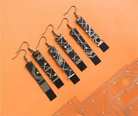 REMIX PLASTICS_REWIND EARRINGS LAYERED _ REWIND EARRINGS LAYERED _ Ebony Boutique NZ