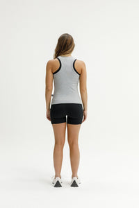 ROSE ROAD_LUCA RIB SINGLET GREY _ LUCA RIB SINGLET GREY _ Ebony Boutique NZ