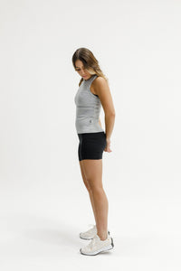 ROSE ROAD_LUCA RIB SINGLET GREY _ LUCA RIB SINGLET GREY _ Ebony Boutique NZ