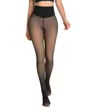 SCULPT FIT FLEECE LINED THERMAL TIGHTS SINGLE SEAM