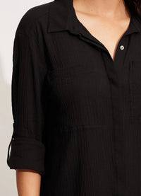 SEAFOLLY_CRINKLE TWILL BEACH SHIRT _ CRINKLE TWILL BEACH SHIRT _ Ebony Boutique NZ