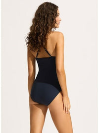 SEAFOLLY_TWIST HALTER ONE PIECE _ TWIST HALTER ONE PIECE _ Ebony Boutique NZ