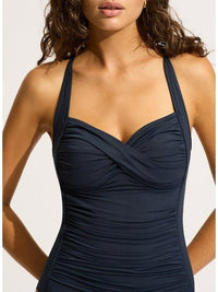SEAFOLLY_TWIST HALTER ONE PIECE _ TWIST HALTER ONE PIECE _ Ebony Boutique NZ