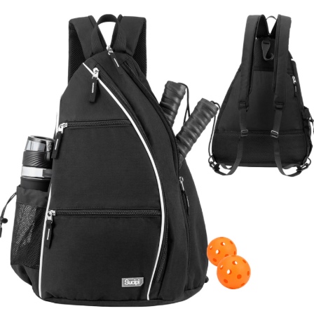 SUCIPI_NEXUS SUCIPI PICKLEBALL BAG BLACK _ NEXUS SUCIPI PICKLEBALL BAG BLACK _ Ebony Boutique NZ