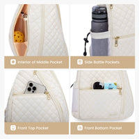 SUCIPI_NOVA SUCIPI PICKLEBALL BAG BLACK _ NOVA SUCIPI PICKLEBALL BAG BLACK _ Ebony Boutique NZ