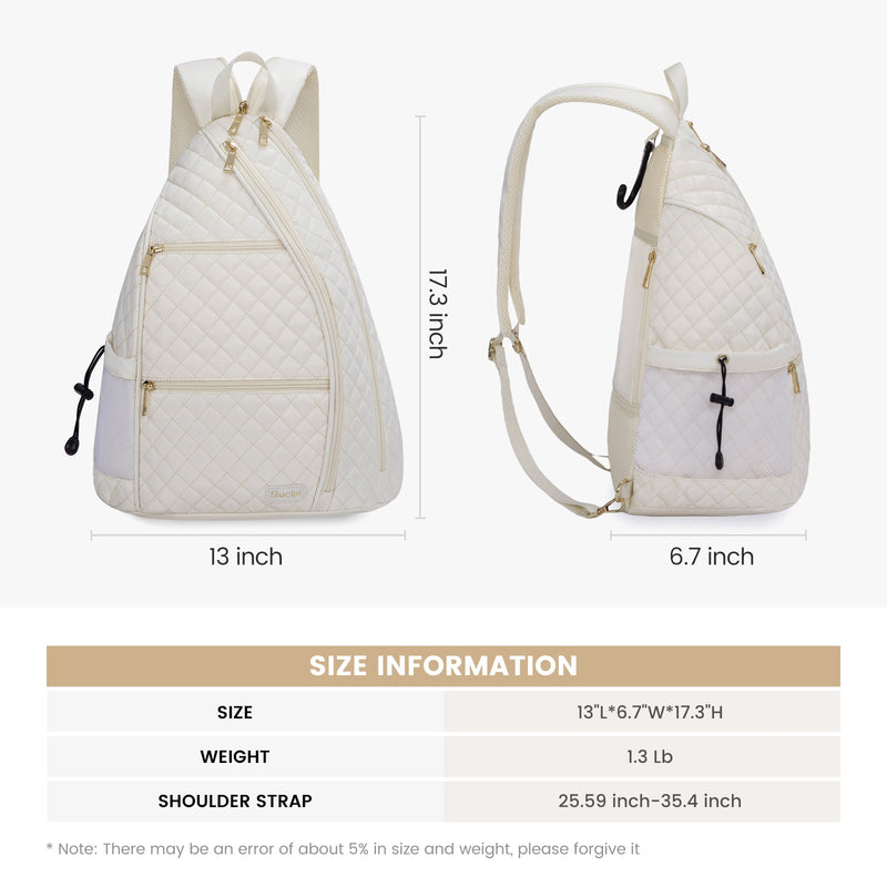 SUCIPI_NOVA SUCIPI PICKLEBALL BAG BLACK _ NOVA SUCIPI PICKLEBALL BAG BLACK _ Ebony Boutique NZ