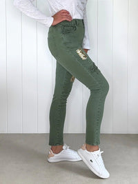 THREADZ_ALL THAT JAZZ JEAN KHAKI _ ALL THAT JAZZ JEAN KHAKI _ Ebony Boutique NZ