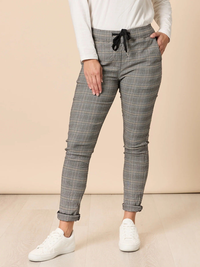 CHIC CHECK PANT_by_THREADZ_women's_in_New Zealand_ CHIC CHECK PANT _