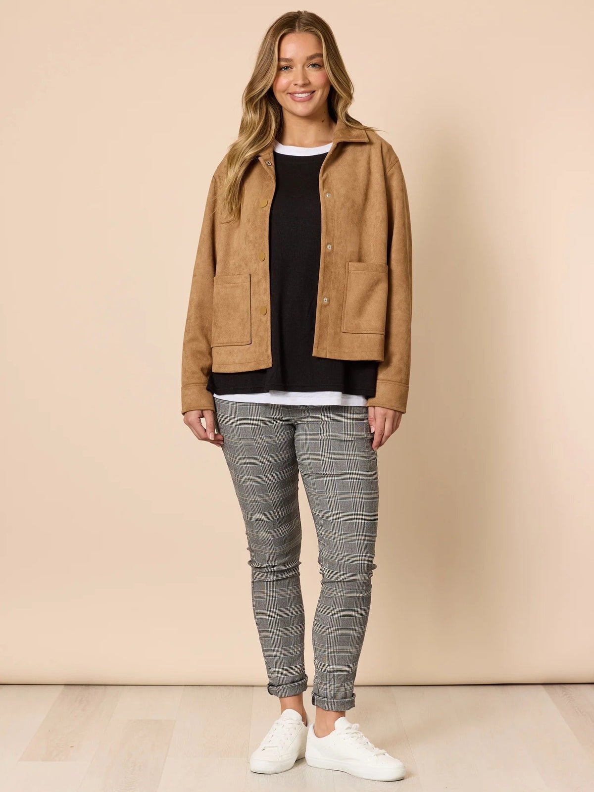 CHIC CHECK PANT_by_THREADZ_women's_in_New Zealand_ CHIC CHECK PANT _