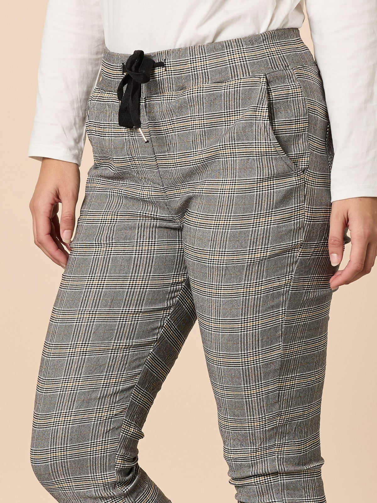CHIC CHECK PANT_by_THREADZ_women's_in_New Zealand_ CHIC CHECK PANT _