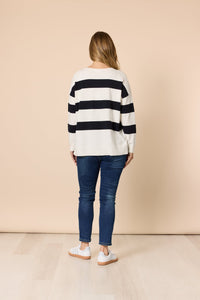 THREADZ_CREW STRIPE KNIT _ CREW STRIPE KNIT _ Ebony Boutique NZ